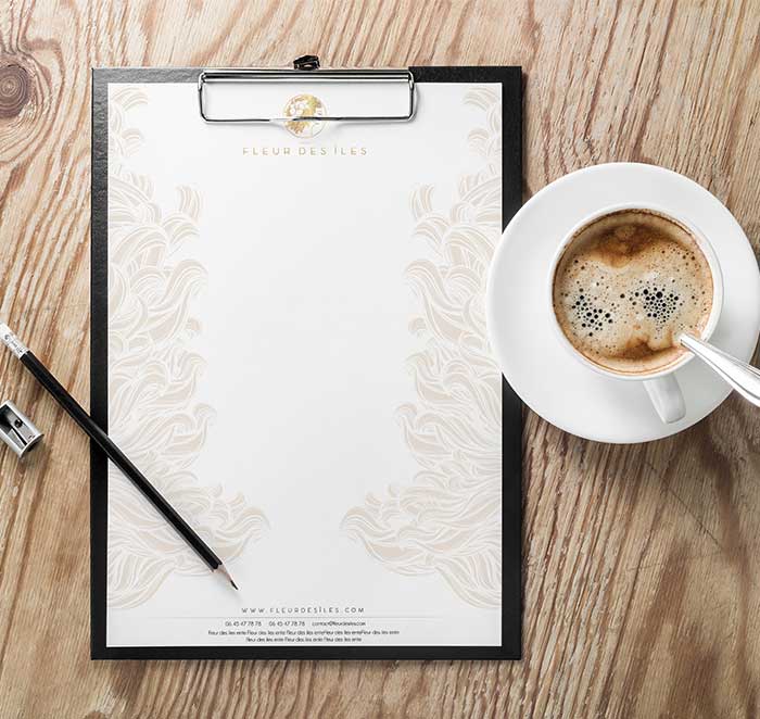 Papier En-tête personnalisé